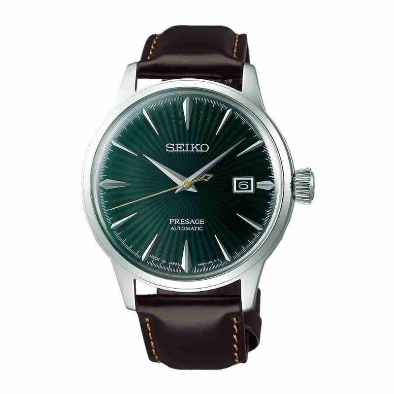 seiko green face automatic